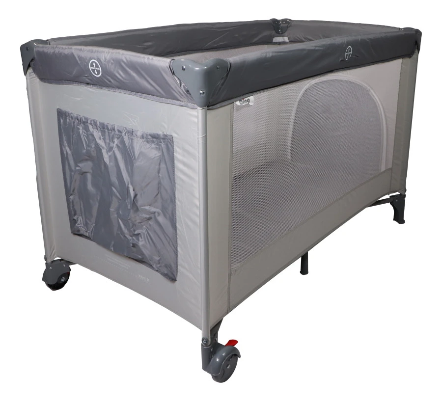 Ding Deluxe Grey Campingbedje Incl. Bodemverhoger 3 Ding Deluxe Grey Campingbedje Incl. Bodemverhoger - Afbeelding 3