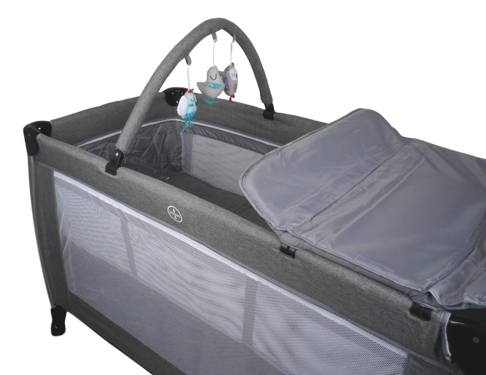 Ding Estilo Melee Grey Ledikant En Reisbedje 4 Ding Estilo Melee Grey Ledikant En Reisbedje - Afbeelding 4