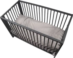 MamaLoes Paint Stone Grey 100x140cm Dekbedovertrek ML4041 -Dolu Verkoopwinkel mamaloes paint stone grey 100x140cm dekbedovertrek ml4041 3 2