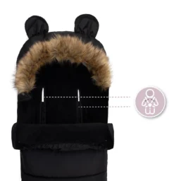 Momi Black Universele Voetenzak AKCE00032 -Dolu Verkoopwinkel momi black universele voetenzak akce00032 4