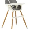 Momi Flovi Light Grey/White 2-in-1 Kinderstoel KRKA00020