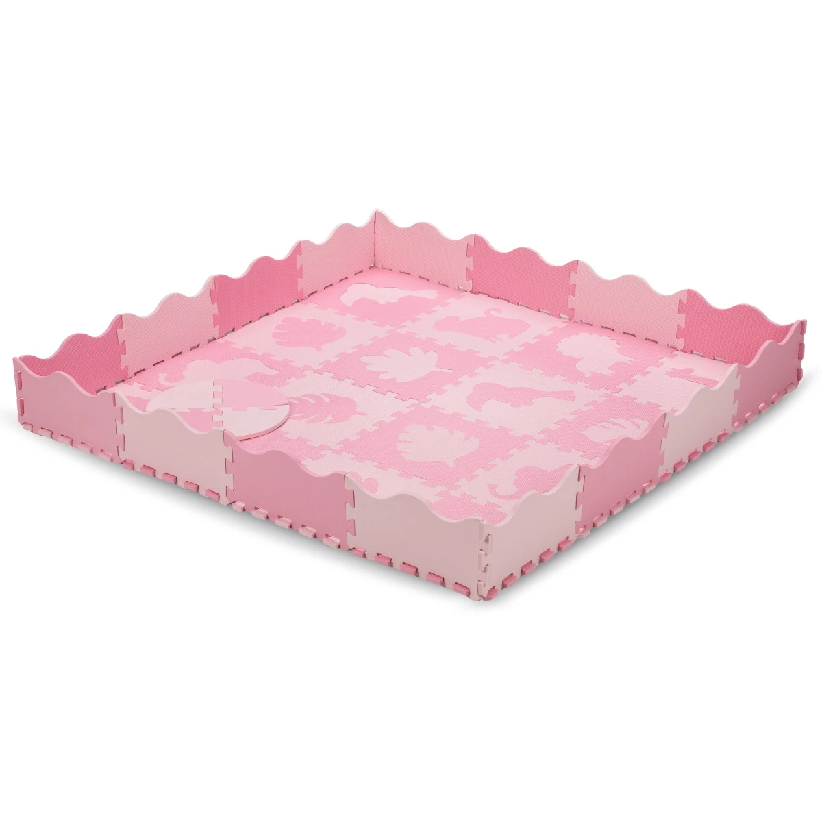 Momi Zawi Pink Schuimrubberen Puzzelmat Met Rand MAED00012 2 Momi Zawi Pink Schuimrubberen Puzzelmat Met Rand MAED00012 - Afbeelding 2