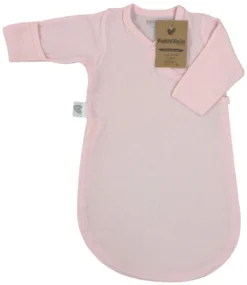 Petit Villain Hydrofiel Lichtroze 60cm Slaapzak Met Mouwen