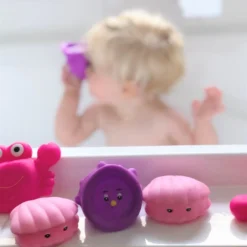 Playgro Sea Friends Pink 7 Stuks Drijvende Badspeeltjes P0188416 8 Playgro Sea Friends Pink 7 Stuks Drijvende Badspeeltjes P0188416 -Dolu Verkoopwinkel playgro sea friends pink drijvend badspeeltje p0188416.4