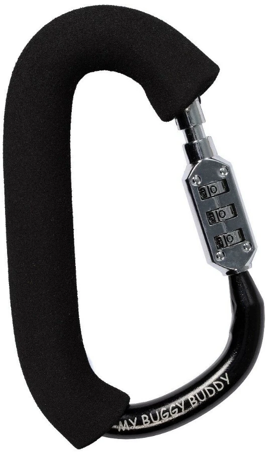 My Buggy Buddy Clip Of Tassenhaak Met Cijferslot MBBLOCK 1 My Buggy Buddy Clip Of Tassenhaak Met Cijferslot MBBLOCK