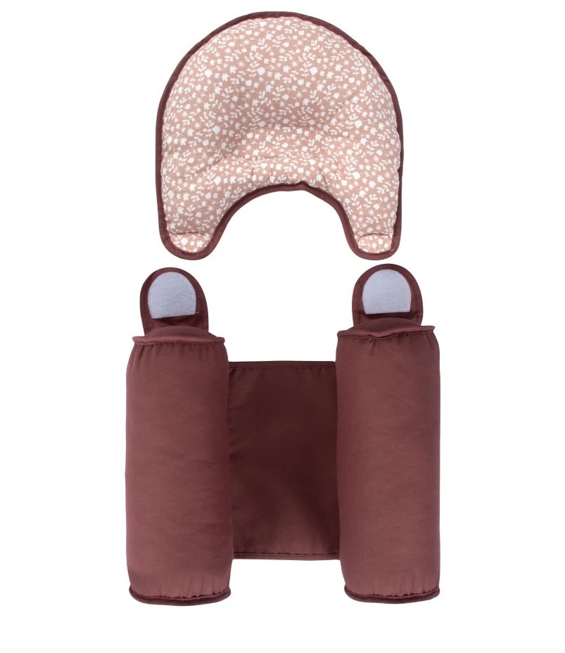 Sevibaby Pink Flowers Steunkussen Met Hoofdkussentje 33-153 2 Sevibaby Pink Flowers Steunkussen Met Hoofdkussentje 33-153 - Afbeelding 2