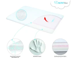 Babymatex AeroLine Slim Wit 40x26 Cm Hoofdkussentje TB0273_01 8 Babymatex AeroLine Slim Wit 40x26 Cm Hoofdkussentje TB0273_01 -Dolu Verkoopwinkel tb0273 2