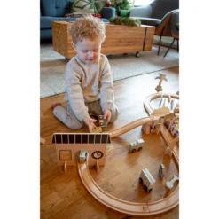 Tryco Houten Treinbaanset - Basis TR-353076 12 Tryco Houten Treinbaanset - Basis TR-353076 -Dolu Verkoopwinkel tryco tr 353076 01