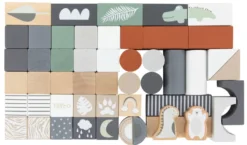 Tryco 50 Stuks Houten Blokken TR-353001 -Dolu Verkoopwinkel tryco 50 stuks houten blokken tr 353001 2