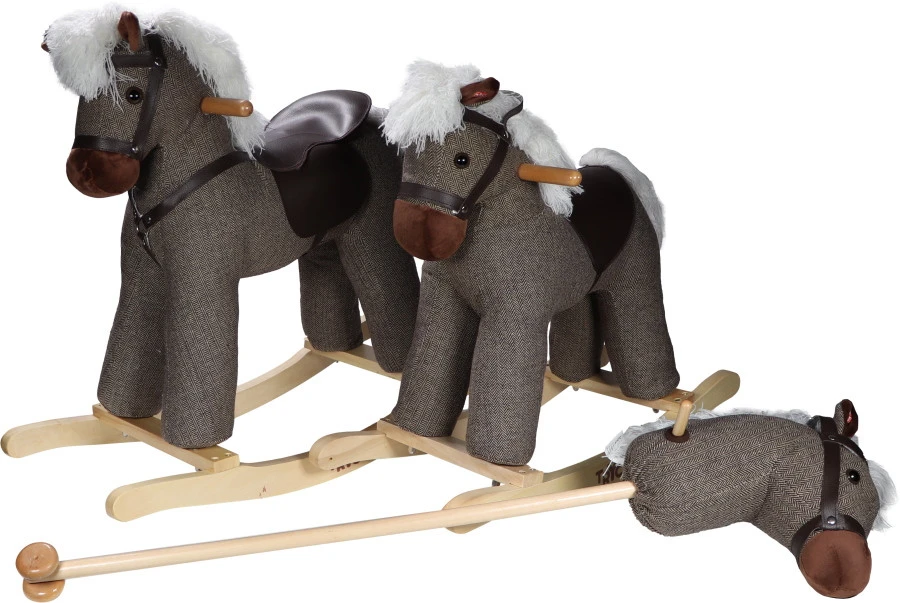 Tryco Milo Bruin Hobbelpaard 36m+ TR-120111 5 Tryco Milo Bruin Hobbelpaard 36m+ TR-120111 - Afbeelding 5