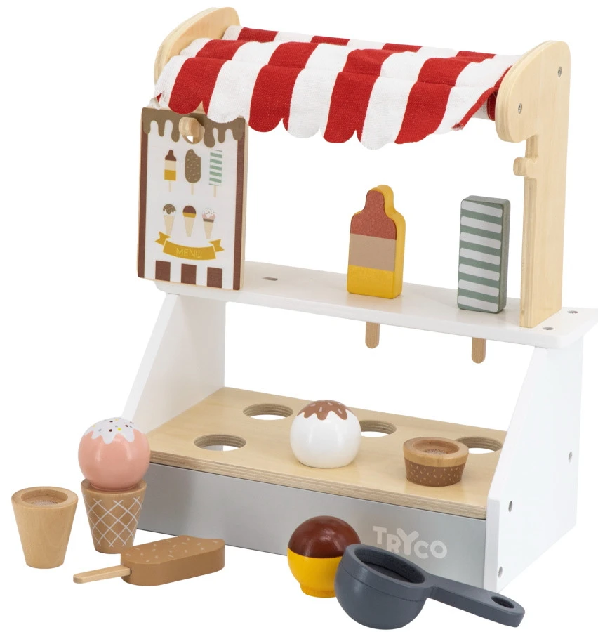 Tryco Houten IJskraam TR-353017 2 Tryco Houten IJskraam TR-353017 - Afbeelding 2