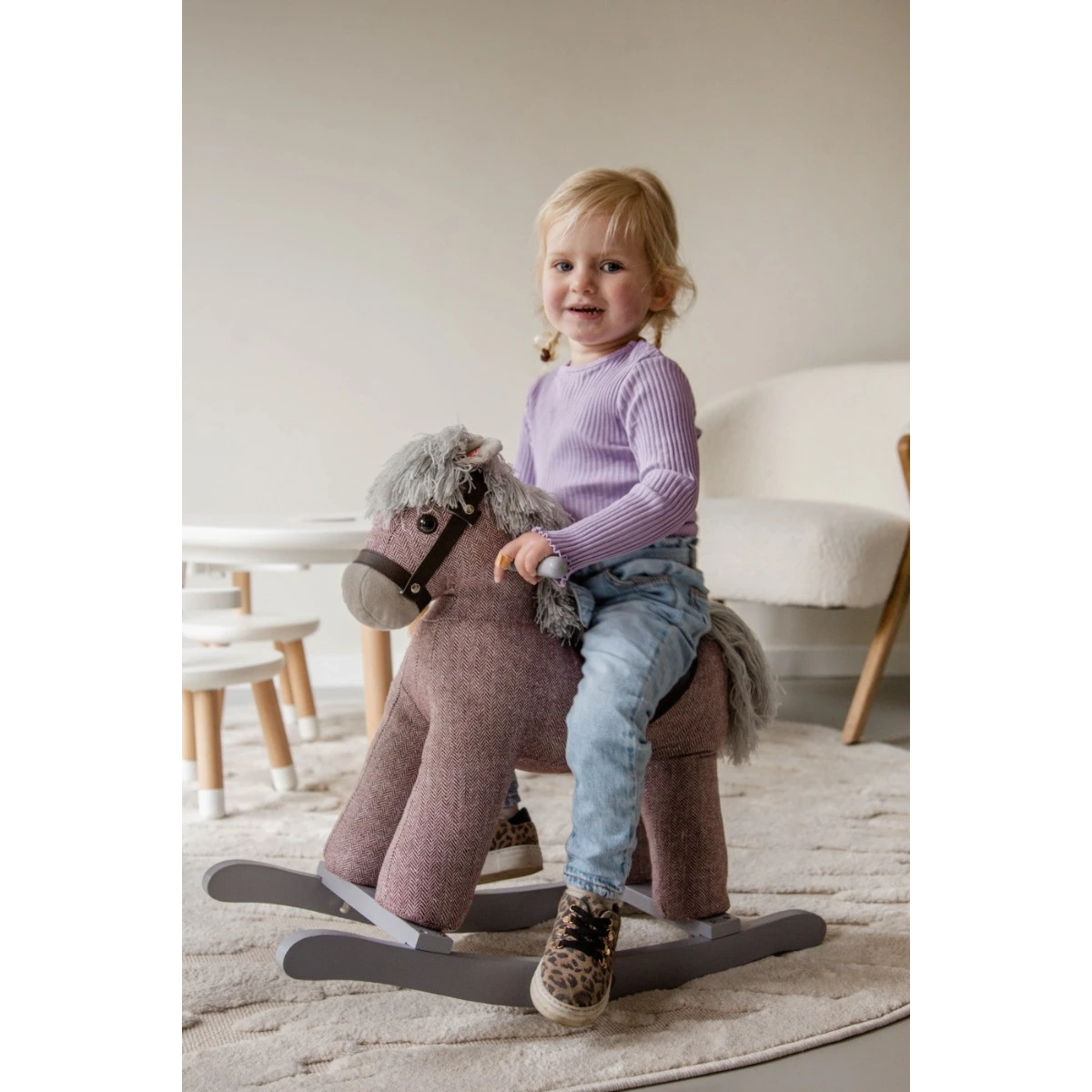 Tryco Milo Bruin Hobbelpaard 18m+ TR-120108 7 Tryco Milo Bruin Hobbelpaard 18m+ TR-120108 - Afbeelding 7