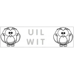 Ledikant Uil Wit 60x120 Cm 7 Ledikant Uil Wit 60x120 Cm -Dolu Verkoopwinkel uil wit babykamer 4 1