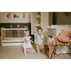 MamaLoes Ledikant Karolina Wit/Naturel 60 X 120 Cm -Dolu Verkoopwinkel wieg karolina 1