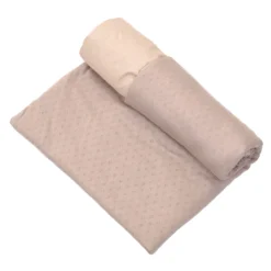 MamaLoes Amy Ajour Nougat 75x100cm Wiegdeken 84483 -Dolu Verkoopwinkel wieg nougat