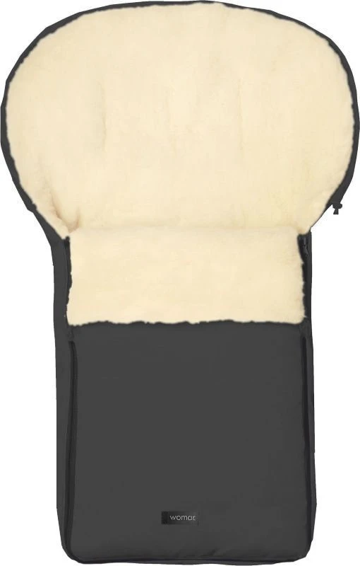 Zaffiro Wol Antraciet Universele Afritsbare Voetenzak S6 1 Zaffiro Wol Antraciet Universele Afritsbare Voetenzak S6