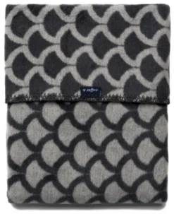 Zaffiro Grijs & Antraciet Halve Cirkels 75 X 100 Cm Wiegdeken 40733