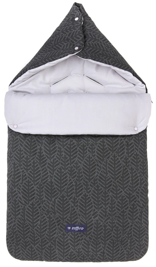 Zaffiro Graphite Leaves Basic 5-in-1 Voetenzak 7565 1 Zaffiro Graphite Leaves Basic 5-in-1 Voetenzak 7565