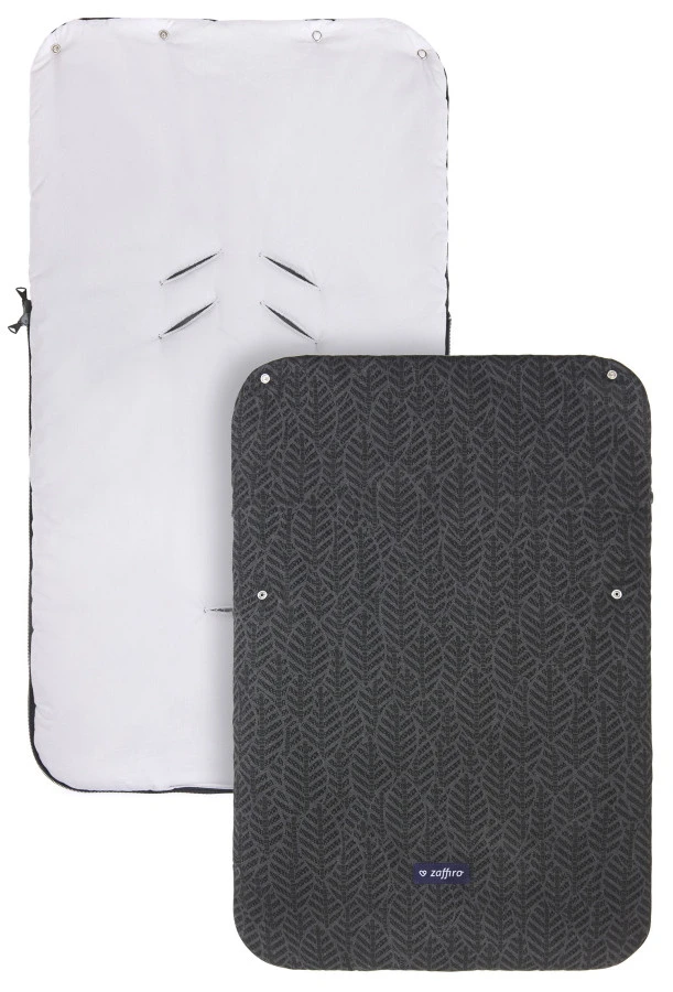 Zaffiro Graphite Leaves Basic 5-in-1 Voetenzak 7565 2 Zaffiro Graphite Leaves Basic 5-in-1 Voetenzak 7565 - Afbeelding 2