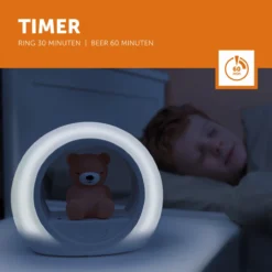 Zazu Billy Beer Bruin Nachtlampje ZA-BILLY-02 -Dolu Verkoopwinkel zazu billy beer bruin nachtlampje za billy 02 5