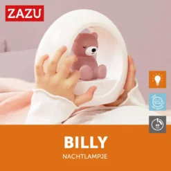 Zazu Billy Beer Paars Nachtlampje ZA-BILLY-03 -Dolu Verkoopwinkel zazu billy beer paars nachtlampje za billy 03 5