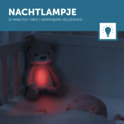 Zazu Brody De Beer Roze Slaaptrainer ZA-BRODY-03 -Dolu Verkoopwinkel zazu brody de beer roze slaaptrainer sfeer 4