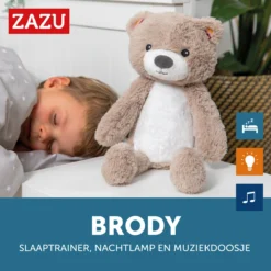 Zazu Brody De Beer Taupe Slaaptrainer ZA-BRODY-01 -Dolu Verkoopwinkel zazu brody de beer taupe slaaptrainer sfeer 11