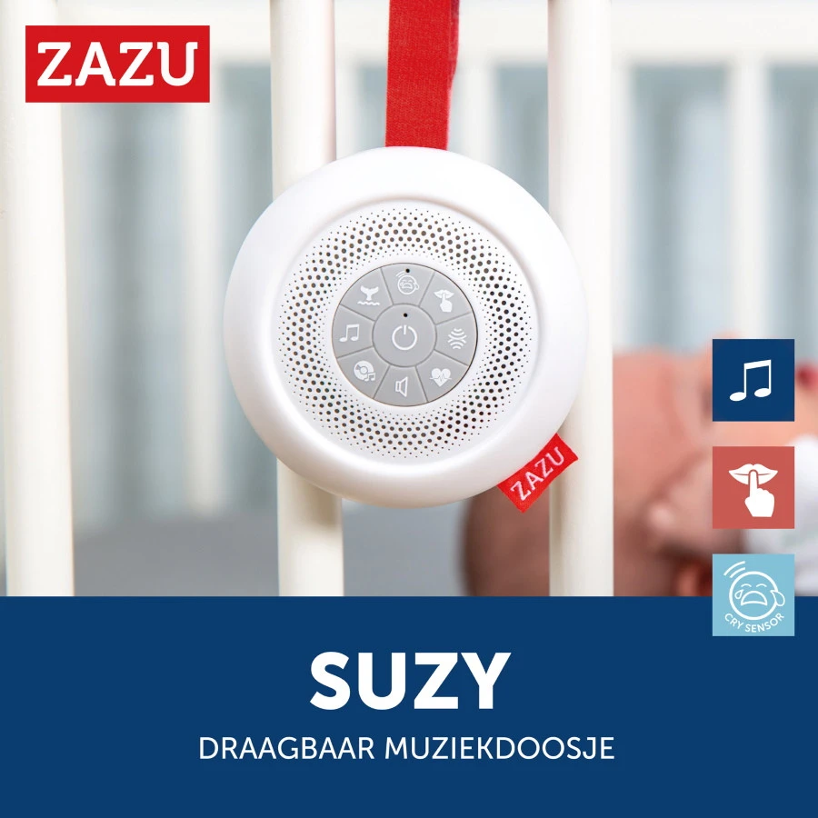 Zazu Suzy Portable Baby Soother Muziekdoosje ZA-SUZY-01 2 Zazu Suzy Portable Baby Soother Muziekdoosje ZA-SUZY-01 - Afbeelding 2