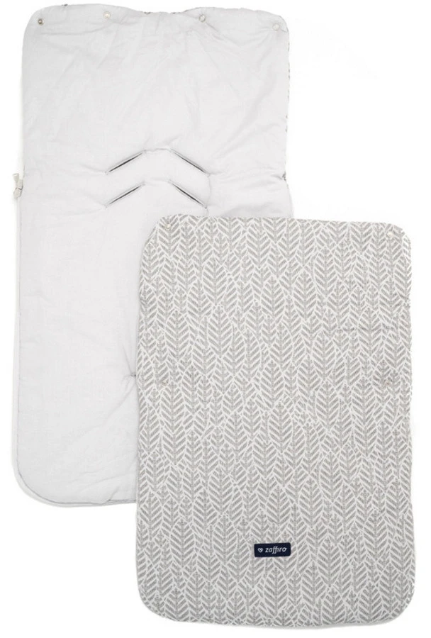 Dolu Verkoopwinkel -Dolu Verkoopwinkel zaffiro grey leaves basic 5 in 1 voetenzak 7572 3